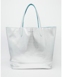Pauls Boutique Pauls Boutique Chloe Reversible Tote In Teal Silver