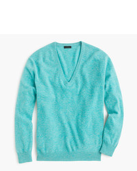 Aquamarine V-neck Sweater