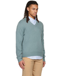 Vince Blue V Neck Sweater