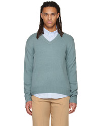 Vince Blue V Neck Sweater