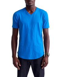 Goodlife Slub Scallop V Neck T Shirt