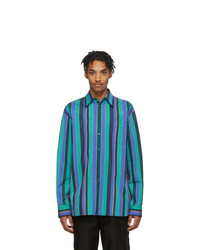 Marni Multicolor Poplin Striped Shirt