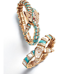 BVLGARI Serpenti Diamond Turquoise Watch