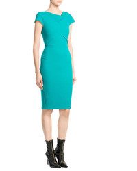 Roland Mouret Tailored Wool Crepe Dress