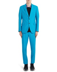 Aquamarine Wool Suit