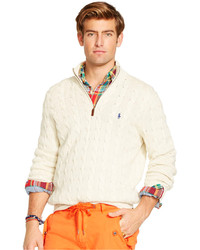 Polo Ralph Lauren Cable Knit Silk Sweater