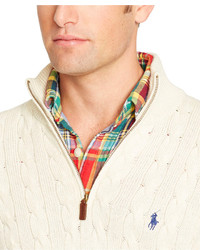 Polo Ralph Lauren Cable Knit Silk Sweater