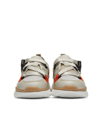 Chloé Beige And Orange Sonnie Sneakers