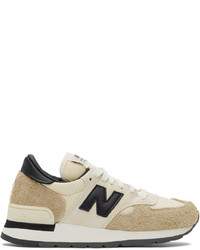 New Balance Beige Made In Usa 990v1 Sneakers