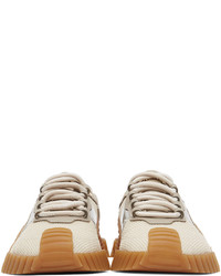 Dolce & Gabbana Beige Taupe Ns1 Low Sneakers