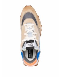 RUN OF Colour Block Panelled Sneakers