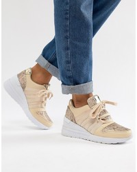 ASOS DESIGN Dismay Wedge Trainers