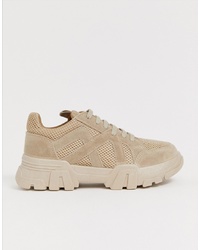ASOS DESIGN Drone Chunky Trainers In Sand