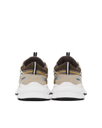 Axel Arigato Grey And Taupe Marathon R Trail Sneakers