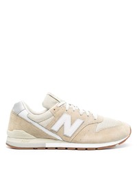 New Balance Logo Patch Suede Sneakers