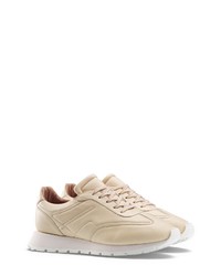 Koio Retro Runner Leather Sneaker In Vanilla At Nordstrom