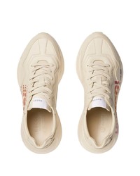 Gucci Rhyton Low Top Leather Sneakers