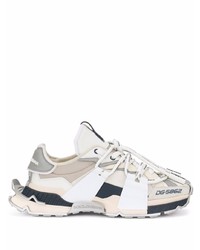 Dolce & Gabbana Space Panelled Low Top Sneakers