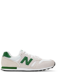 New Balance White 373v2 Sneakers
