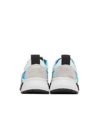 Diesel White And Blue S Kb Low Sneakers