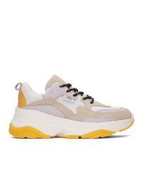 Won Hundred White And Taupe Nika Sneakers
