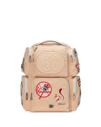 Gucci Large Backpack With Ny Yankees Patches
