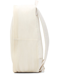 Homme Plissé Issey Miyake Off White Daypack Backpack