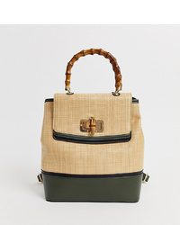 Skinnydip Salazar Backpack With Bamboo Handle