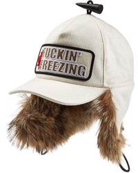 DSQUARED2 Baseball Cap With Coyote Fur