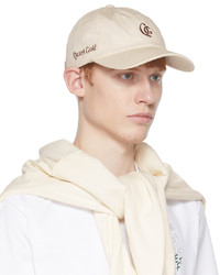 Quiet Golf Beige Logo Dad Cap