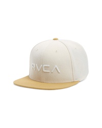 RVCA Twill Snapback Baseball Cap