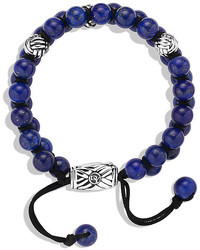 David Yurman Spiritual Beads Two Row Bracelet With River Stone