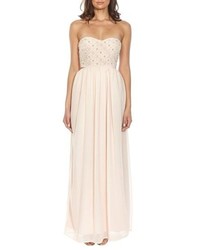 Lace & Beads Beaded Bodice Gown