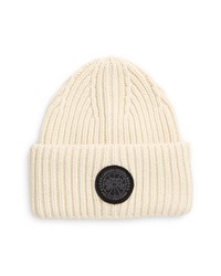 Canada Goose Arctic Disc Recycled Cashmere Wool Beanie In Light Tantan Clair At Nordstrom