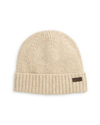 Barbour Carlton Wool Blend Beanie In Linen At Nordstrom