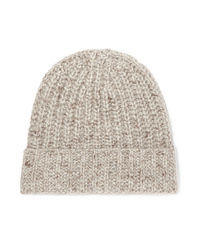 Johnstons of Elgin Donegal Ribbed Cashmere Beanie