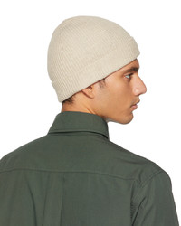Lemaire Off White Knitted Hat Beanie
