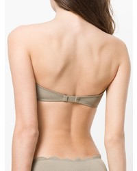 Marysia Strapless Scalloped Trim Bikini Top