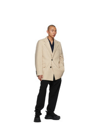 Wooyoungmi Beige Double Breasted Blazer