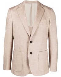Eleventy Buttoned Up Single Breasted Blazer