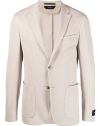 Zegna Fitted Single Breasted Blazer