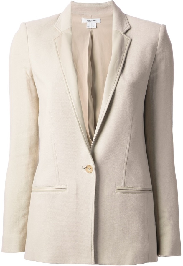 Helmut Lang Single Button Blazer, $955 | farfetch.com | Lookastic