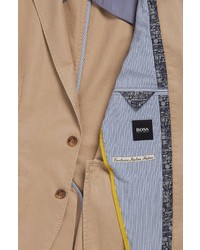 Hugo Boss Maldon Slim Fit Cotton Linen Sport Coat By Boss