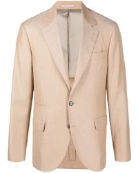 Brunello Cucinelli Single Breasted Button Suit Jacket