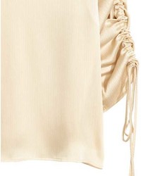 H&M Blouse With Drawstrings