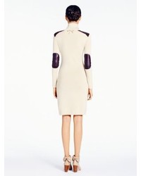 Kate Spade Patch Leather Sweater Dress