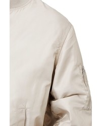 Topman Aaa Collection Ruched Back Bomber Jacket
