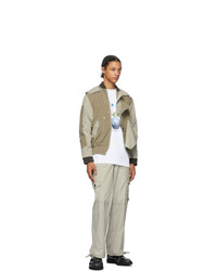 Georges Wendell Beige And Khaki Proposal A Jacket