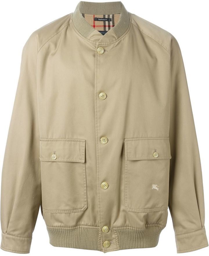 burberry vintage bomber jacket