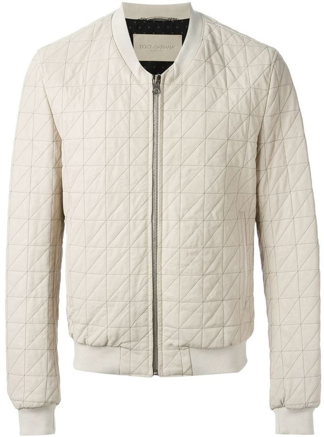 Dolce & Gabbana Quilted Bomber Jacket, $4,743 | farfetch.com ...